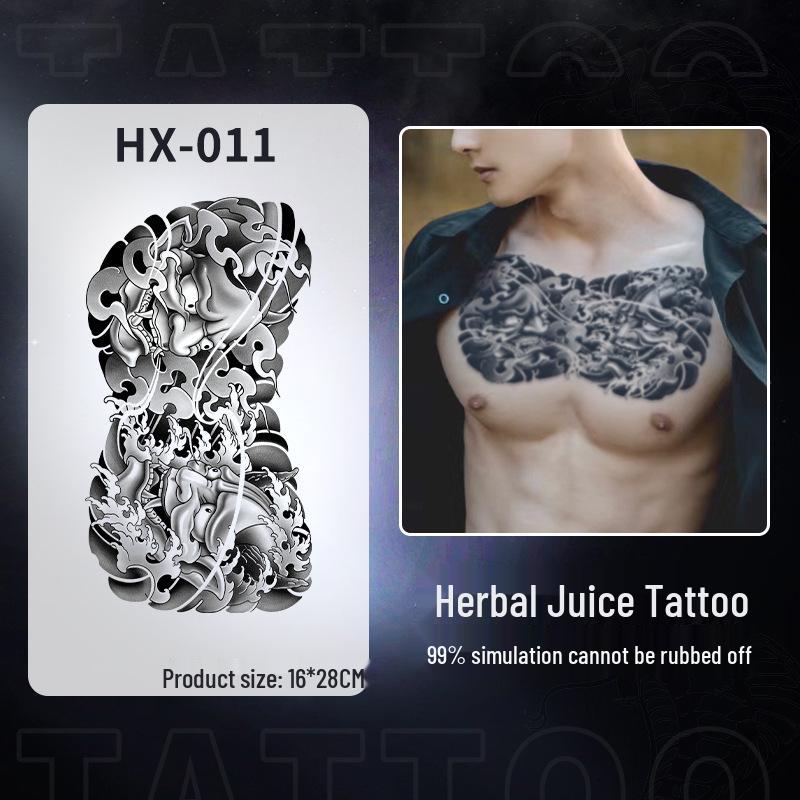 Waterproof Realistic Wing Tattoo Corsage for Men – Long-Lasting & Non-Reflective