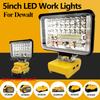 5 Inch Camping Lamp Spotlights LED Working Light Flashlight Torch for Dewalt 18V 20V Li-ion Battery DCB200 DCB180 USB Power Bank