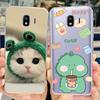 For Samsung Galaxy J4 2018 Case SM-J400F Luxury Clear Silicone Soft TPU Phone Case For Samsung J4 Plus J4+ J415F Back Cover Capa
