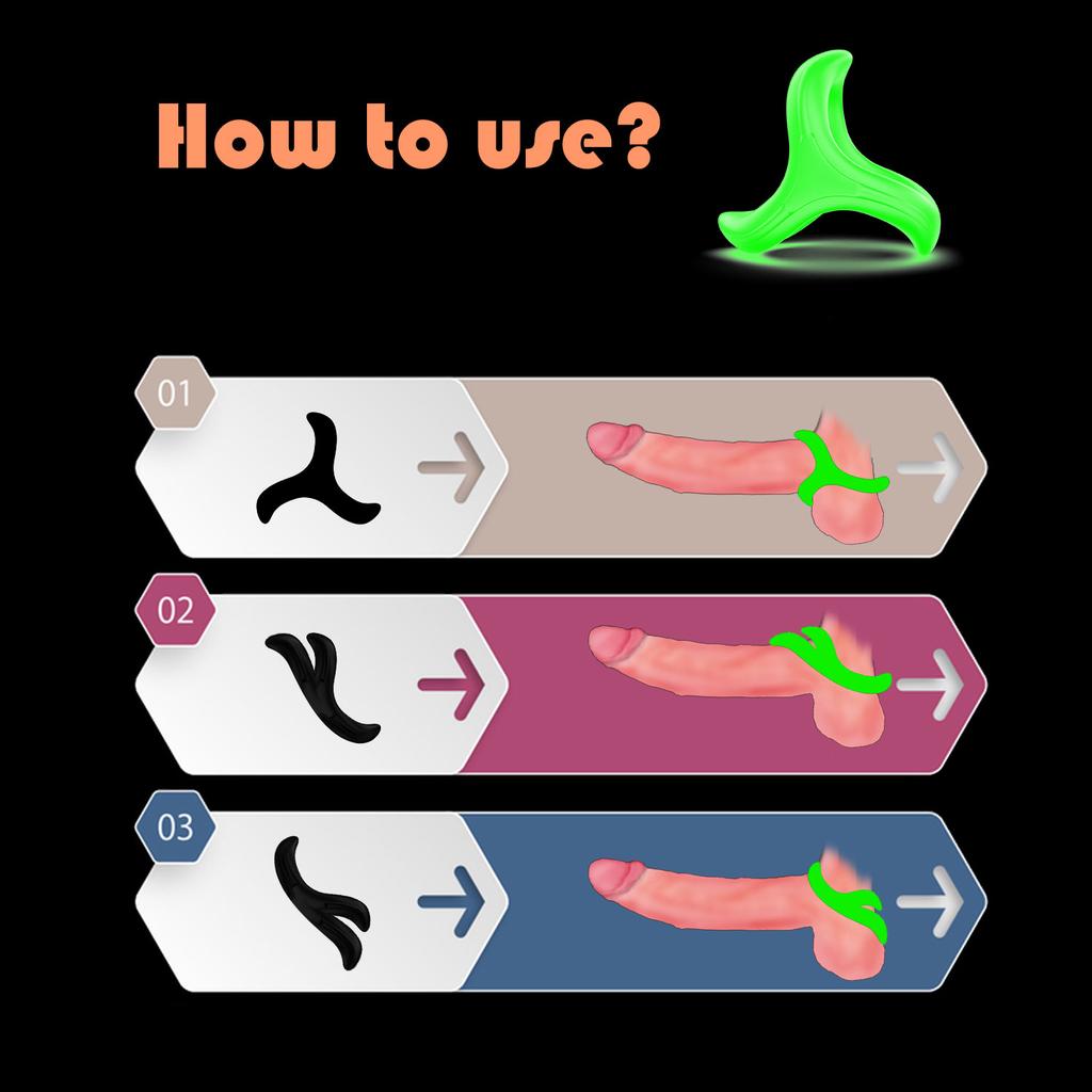 Silicone Semen Lock Ring Male Penis Ring Reusable Delay Ejaculation Lasting Scrotum Lock Ring Sex Toys for Men Adult Products