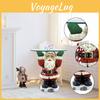 Unique Santa Claus Waiter Tray Decorative Resin Craft Beautiful Holiday Home Accent