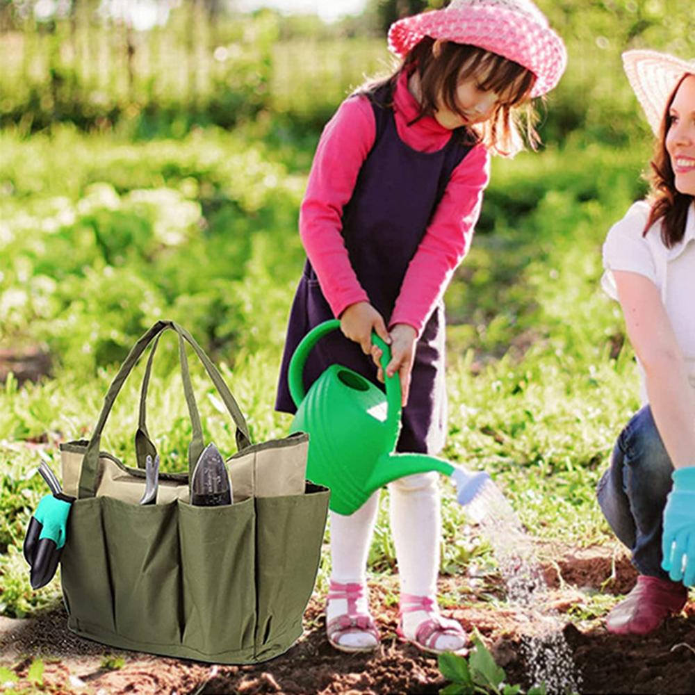 1PC Gardening And Outdoor Large-Capacity Hand-Held Multi-Color Camping Tool Multi-Pocket Storage Bag