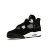 Air Jordan 4 Retro White Thunder Unisex Sneakers Black FQ8138-001