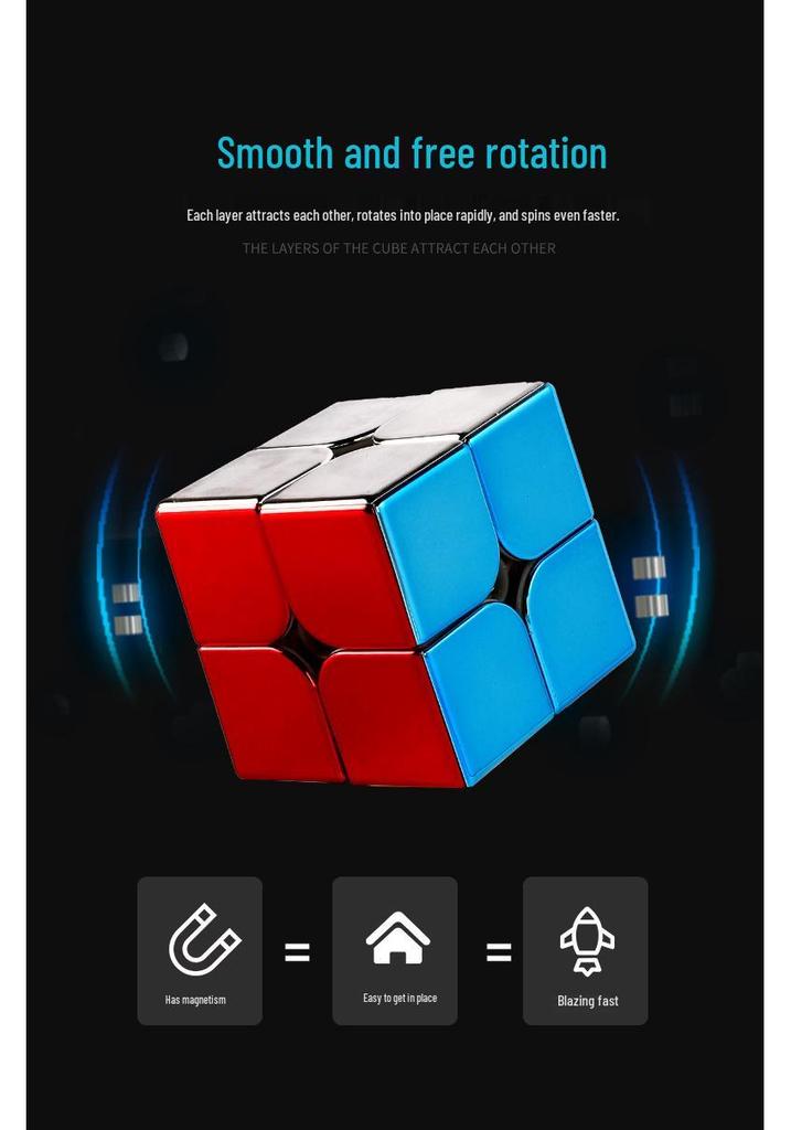 Saint Hand Legend Iridescent Magnetic 3x3 Rubik's Cube: Professional, Smooth, Educational Children's Toy