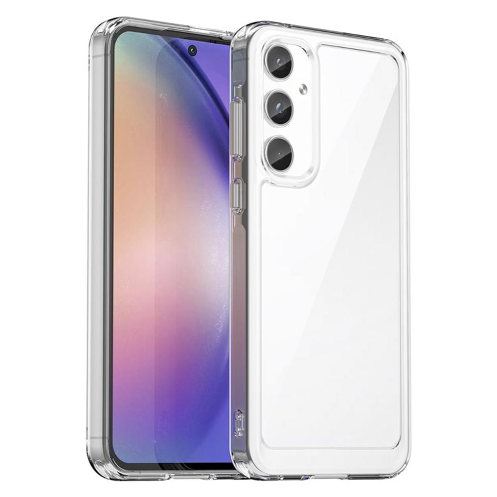 

WANLONFENG MF2 Series For Samsung Galaxy A25 5G (Global) (161.0 x 76.5 x 8.3mm) Case TPU Acrylic Clear Phone Cover with 2Pcs Tempered Glass Film Type A