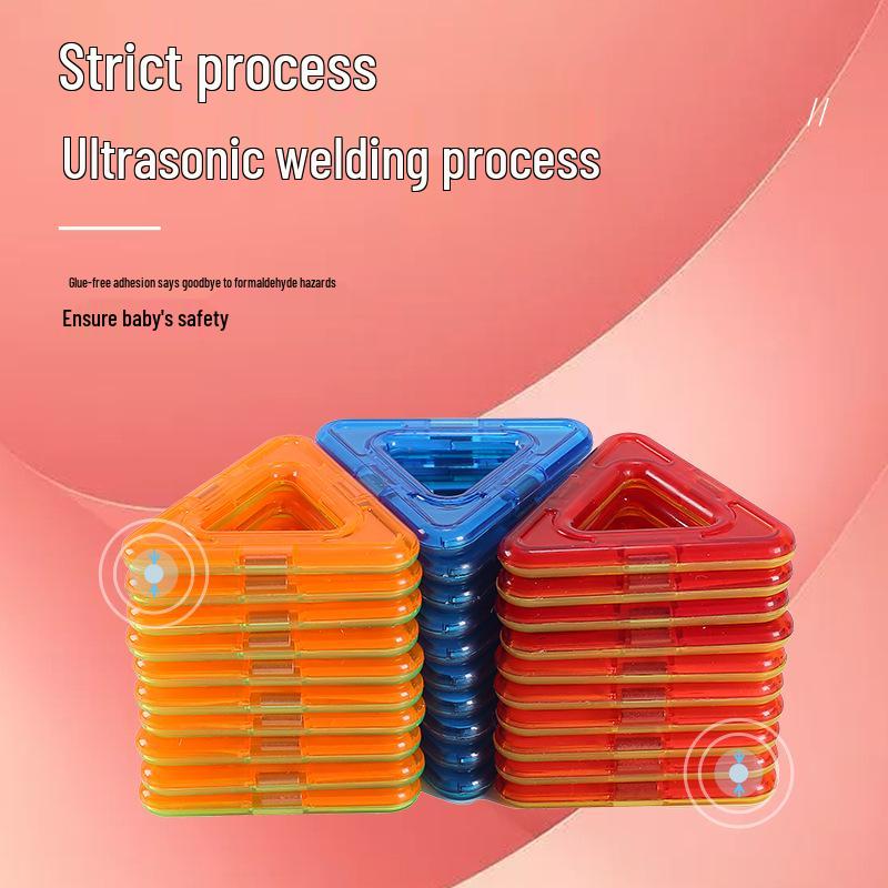 Xinming Large Magnetic Building Blocks - Colorful Educational Tiles & Sticks