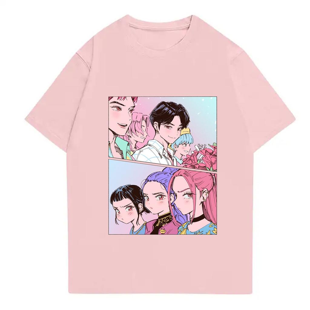 Kid's Anime Printed Short Sleeved T-shirt