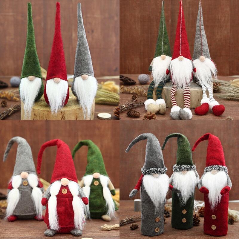 Santa Christmas Claus Doll Toy Christmas Table Ornaments Decoration For Gx Home