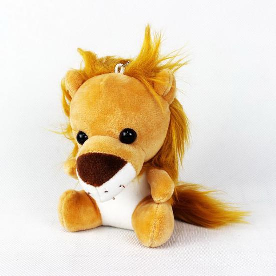 Animal Keychain Jungle Animal Monkey Tiger Lion Giraffe Elephant Leopard Doll