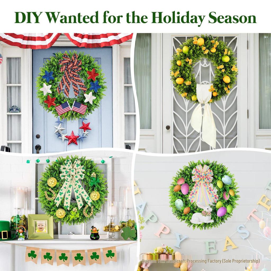 Eucalyptus Leaf Wreath – Spring & Summer Door Hanging Decoration