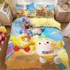 Cartoon Eggy Party 3D Printed Bedding Set Game Duvet Cover Pillowcases for Girl Boy Birthday Gift Home Textileextile741