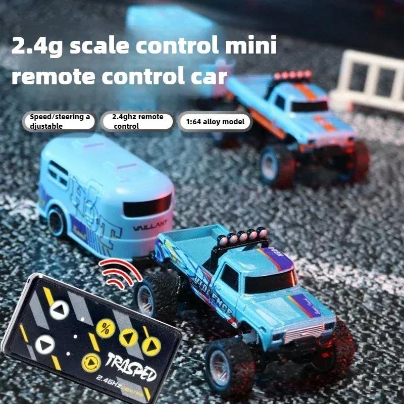METAL RC Car Mini 1:64 Remote Control Drift Car High-Speed Off-road Climbing Racing Cars Children's Toys Gifts for Kids