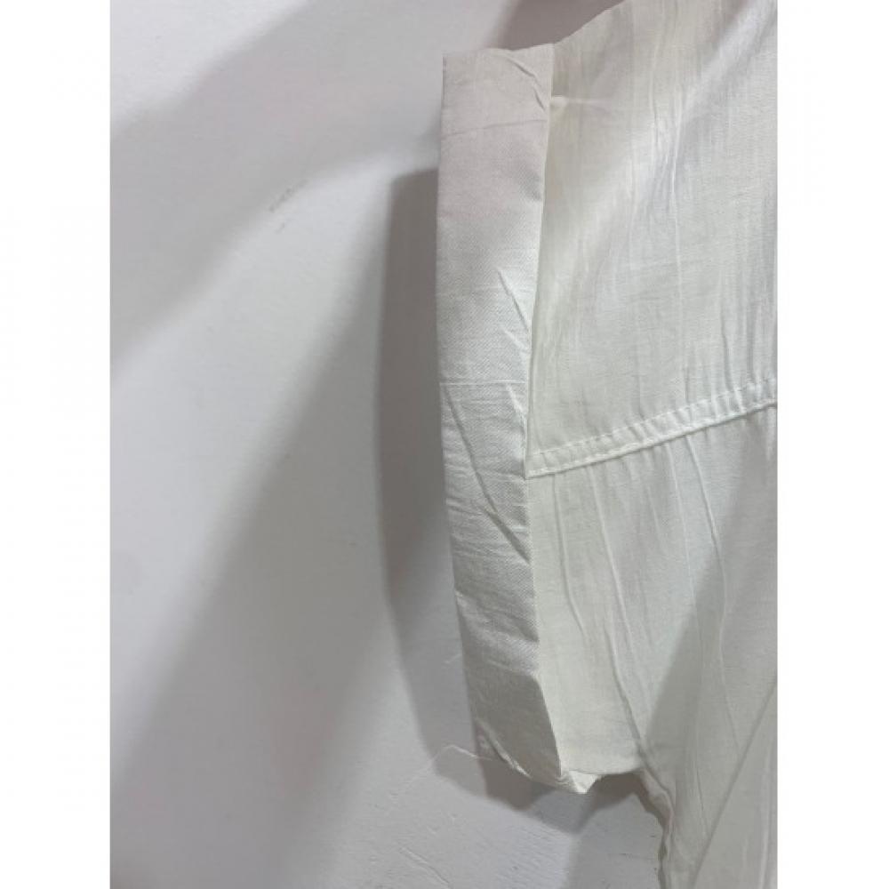 C S In The Room ShirrIng Short Sleeve Roll Up Shirt 4ColorS