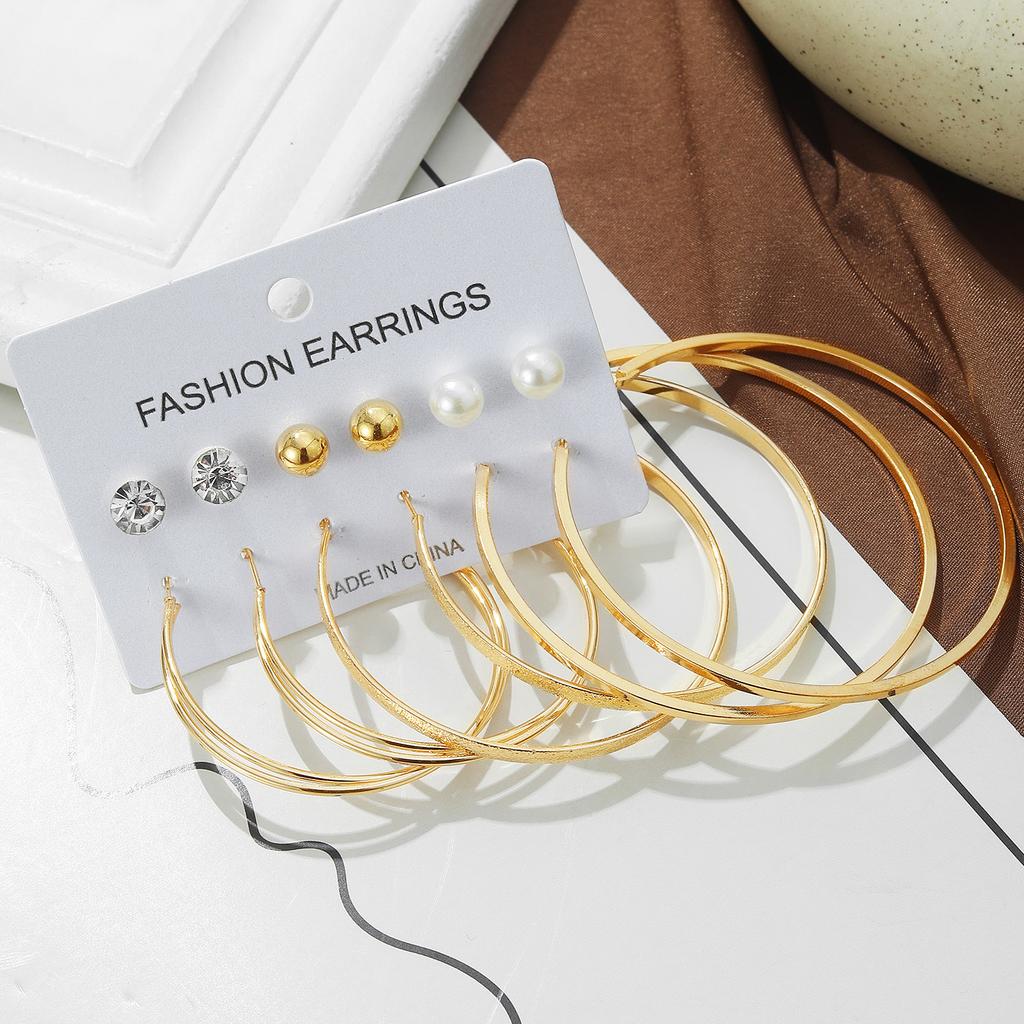 2023 New Earrings Franc Diamond Earrings Exaggerate Earrings Fashion Set Elegant Charm Gold Luxury Earrings Gift Couple Earrings Set