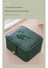 Mini Exquisite Jewelry Storage Box with Mirror for Earrings, Rings, Bracelets, & Ornaments