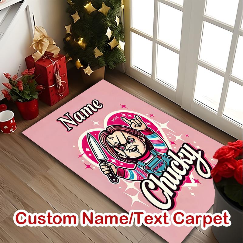 1pc Chucky Printed Chair Rug for Home Office Use, Living Room Kitchen Game Room Area Carpet