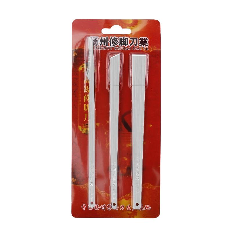 

3 шт./компл. скребок для удаления омертвевшей кожи ног, нож для педикюра, инструменты, профессиональный уход за ногами, лезвие для маникюра и педикюра