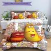 3Pcs Banana Candy Adventure Bedding Set Quilt Cover Pillowcase Home Christmas Xmas Halloween Gift 1 Duvet Cover 2 Pillowcase M929483
