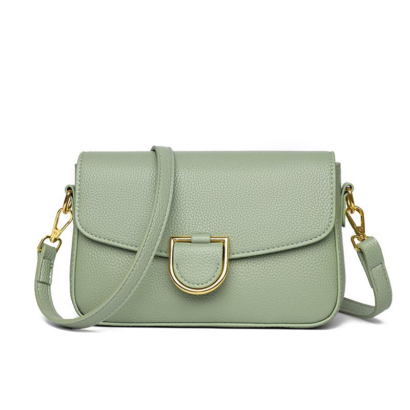 100% cowhide Ladies' High-end and Exquisite Summer New Women's Messenger Bags Versatile Foreign Trade Crossbody Small Square Bag