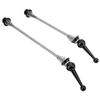 CANSUCC 2pcs Bicycle Wheel Skewer Aluminum Alloy Quick Release Titanium Alloy Rod for Mountain