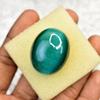 Natural CERTIFIED 97.10 Ct Cabochon Shape Green Cat's Eye Loose Gemstone