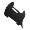 Electric Guitar Pickguard High Strength Scratch Proof Aluminum Alloy Front Guitar Guard Plate Black