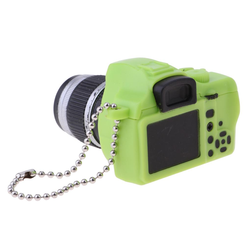 Dollhouse Miniature Green SLR Camera Model for 1/3 1/4 1/6 Scale Doll Decor