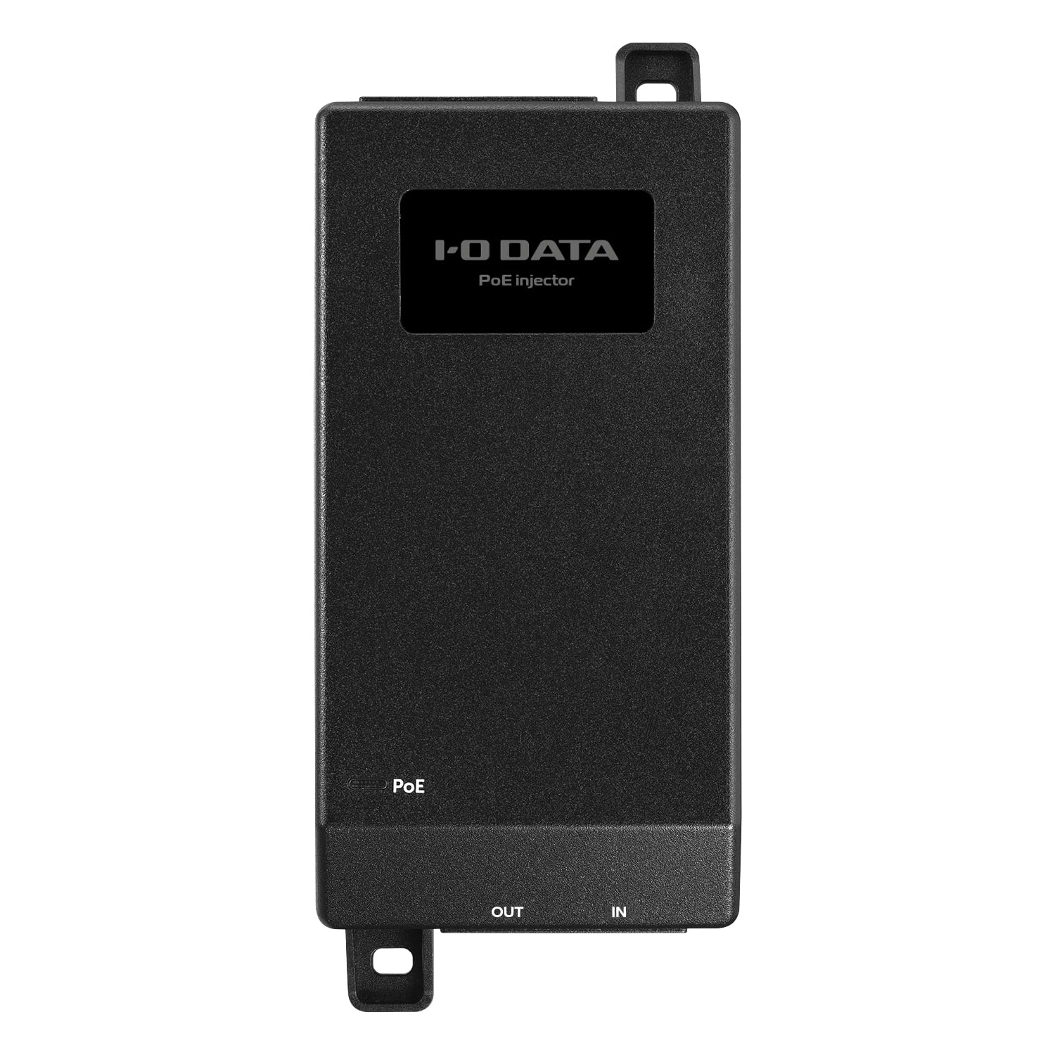 

IODATA PoE Injector Gigabit Compatible Compliant 30W Power Supply Power Supply Wall Mountable x IEEE802.3at Built-in чорний