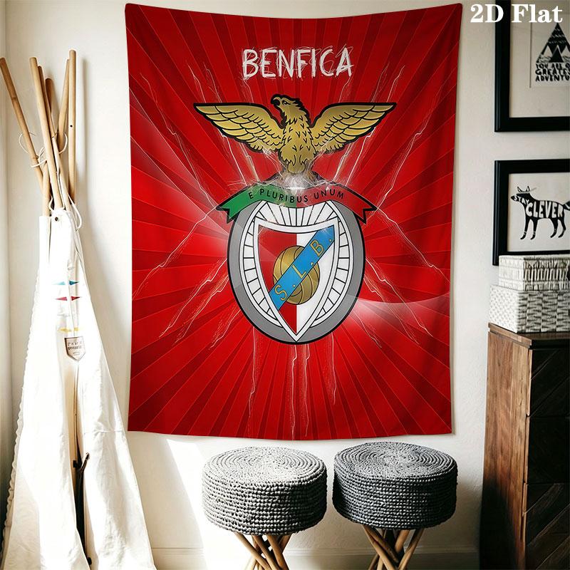 Benfica POSTER Wandbehang Gedruckte Stoffdecke Dekorative Wandteppiche für Schlafzimmer Wohnzimmer Heimdekoration