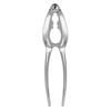 BREZIUM Langstiel Nussknacker Metall 15 cm Silber Nussknacker Küchenwerkzeug