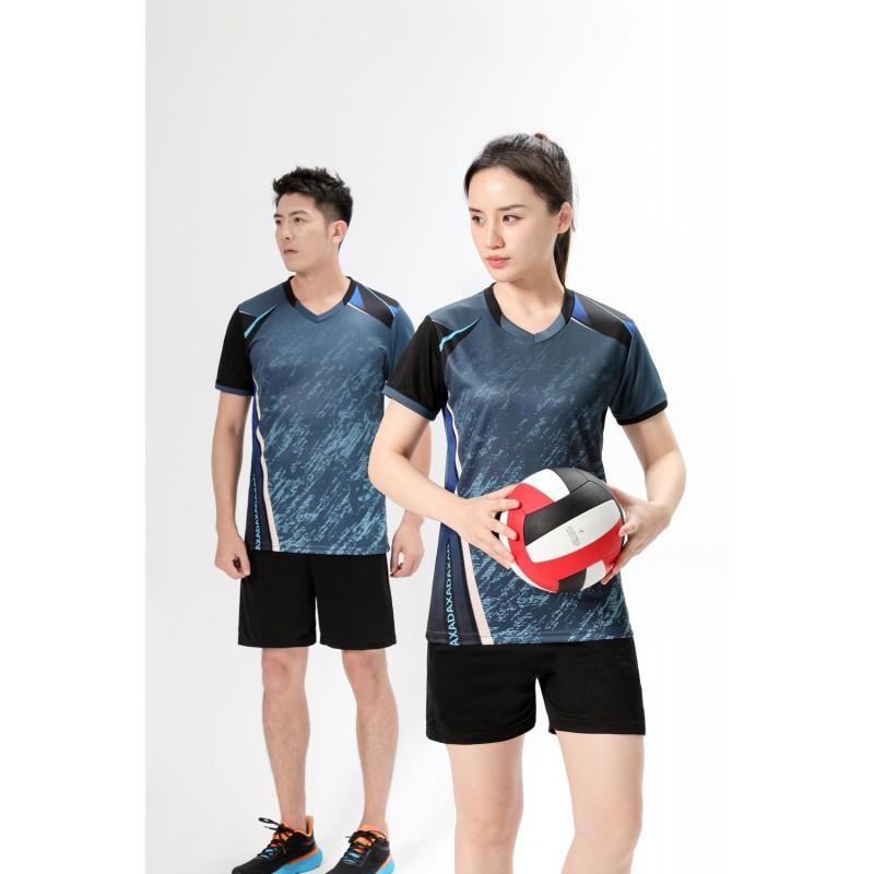 Unisex Volleyball Uniform Set Short Sleeve Training Jersey Competition Sportswear Adult Outdoor Team Sports