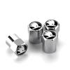 BASQ5 4pcs Car Tyre Wheel Stem Air Valve Cover Caps for Skoda Octavia Rapid Citigo Fabia Kamiq Karoq Kodiaq Roomster Scala Superb Yeti
