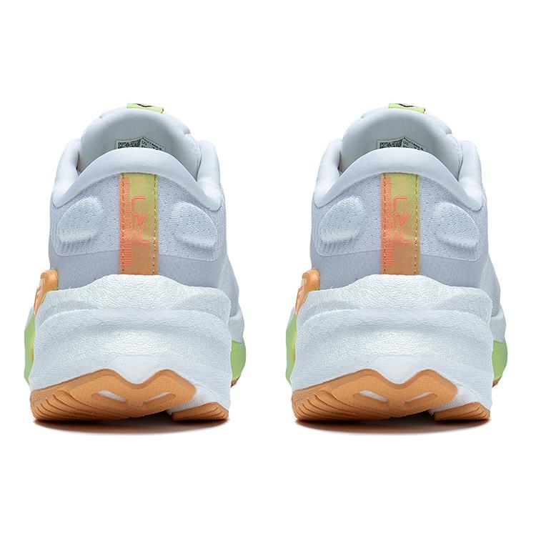 Li Ning Furious Rider 7.0 Running Shoes Women's Low Top Standard White/Fluorescent Ice Yellow ARZT004-5