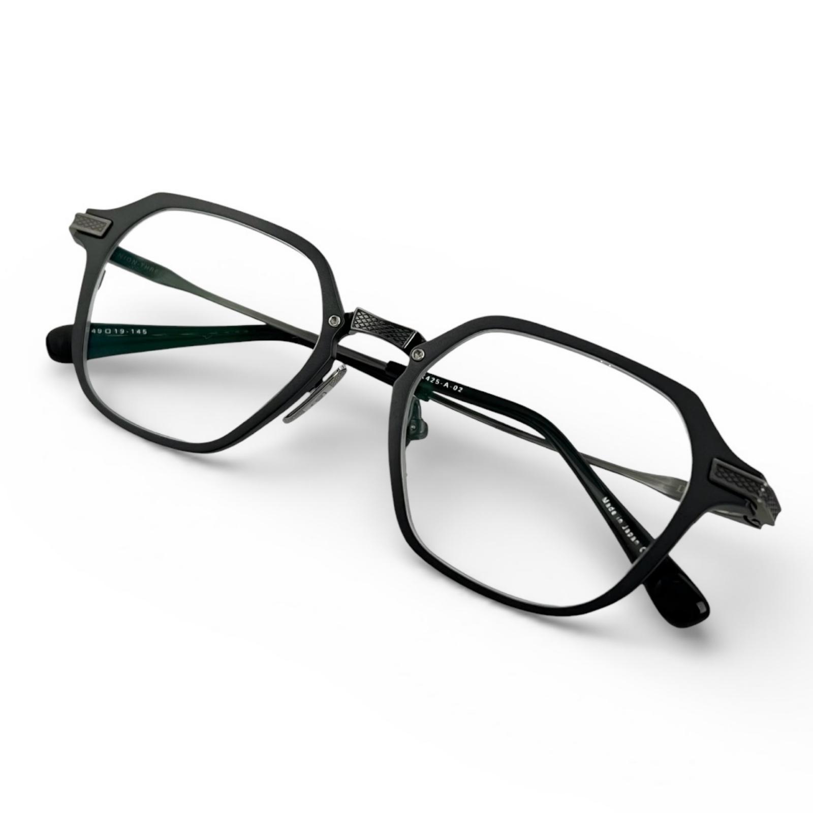 

Excellent DITA Glasses UNION-THREE Cancer metallic mens DTS425 Used