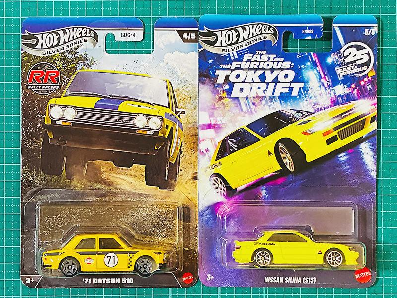 Hot Wheels DATSUN 510 NISSAN SILVIA Datsun Bluebird Nissan Silvia Rally Racers Fast and Furious '71 / (S13)