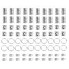 80pcs Dreadlock Hair Beads Alloy Hollow Hair Braid Rings For Girls Women Stylish Hair Jewelry Locks for Braids Hair Accessories