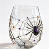 Tazza da tè in vetro creativa 3D Fantasma di Halloween Zucca Tazza in vetro in rilievo Tazza trasparente per latte Decorazione per la casa