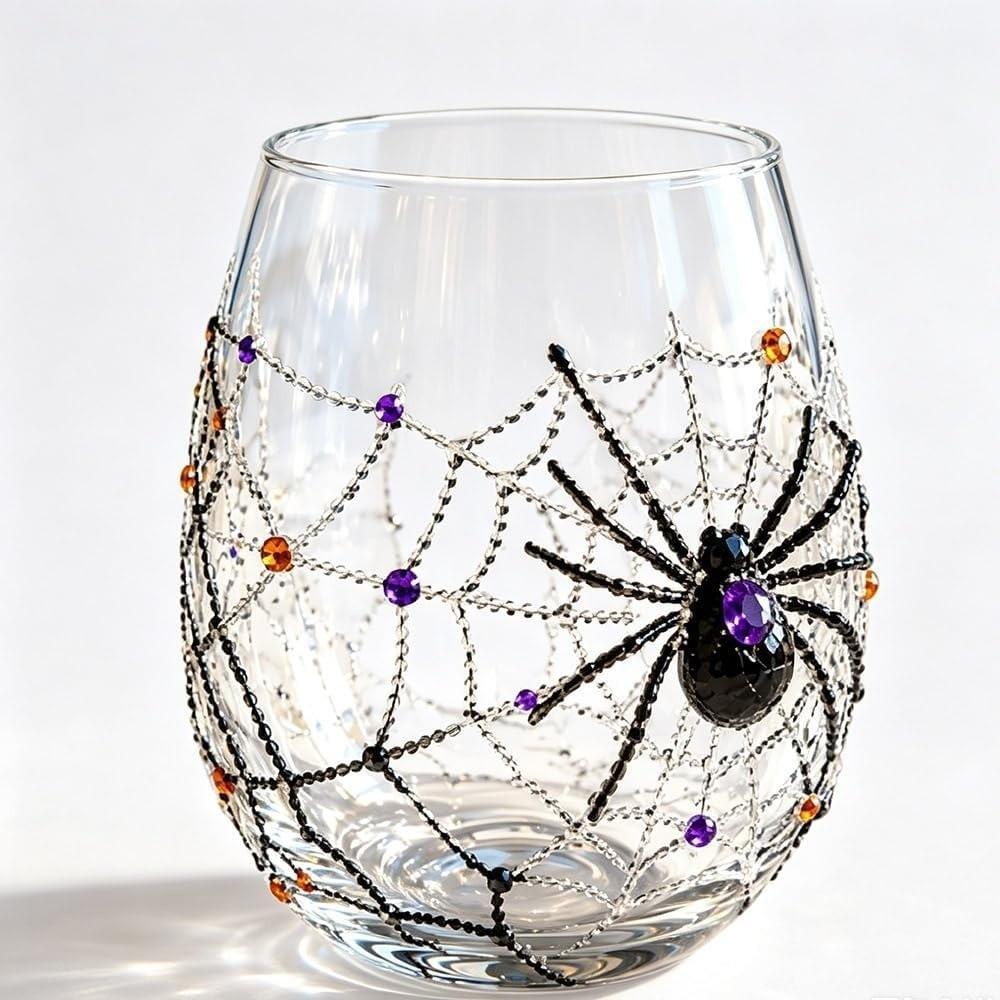 Tazza da tè in vetro creativa 3D Fantasma di Halloween Zucca Tazza in vetro in rilievo Tazza trasparente per latte Decorazione per la casa