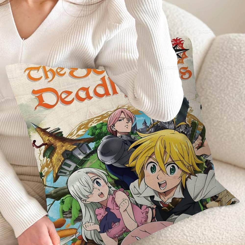 The Seven Deadly Sins Pillow Cover Design Cushion Cover Decor Holiday Decorati