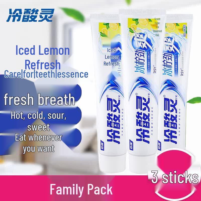 Lengsuanling Ice Lemon Fresh Breath Toothpaste