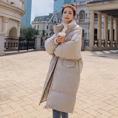 New Winter Korean Style Loose and Thick Cotton Jacket with Printed Coat