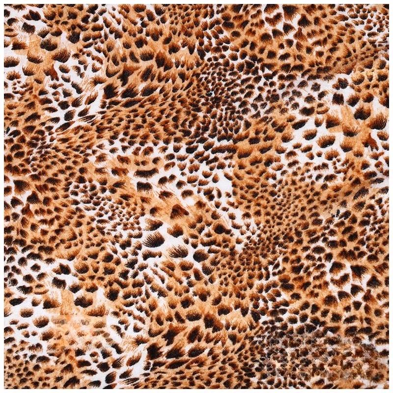 100x150cm Zlatá sametová látka se zvířecím potiskem Tygr Leopard Zebra Potisk Látka na pohovku Hračky Látka na společenské oblečení