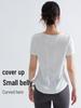 Women's Plus Size Quick Dry Yoga & Fitness Short Sleeve T-shirt, Running & Training Casual Top for Summer