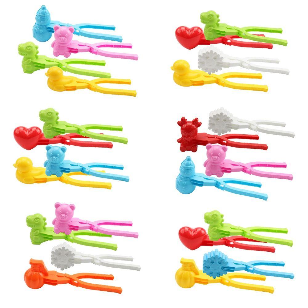 Snowballs Mold Sports Snowball Maker Mold Sand Making Mould Bear Snowball Clip Duck Snowball Clip