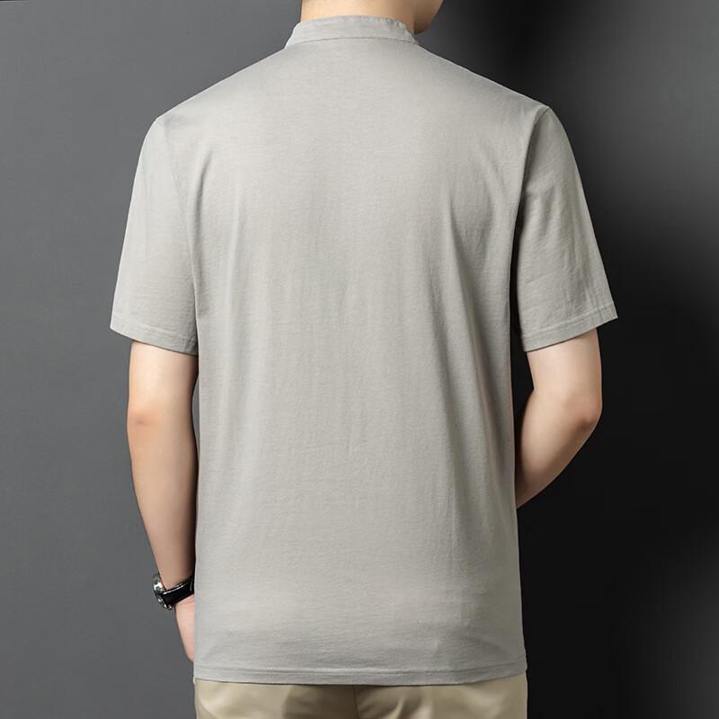 Yiliteng Men's 100% Cotton Breathable Short Sleeve Polo T-Shirt YTMTST6204
