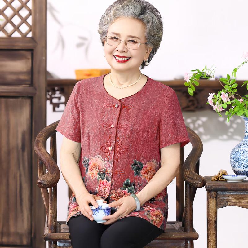 YUZHAOLIN Women s Round Neck Short Sleeve Cardigan Shirt XL