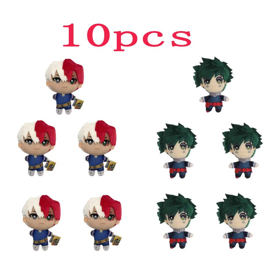 Anime 20-25Cm My Hero Academia Plush Toys Cartoon Izuku Midoriya Katsuki Bakugou Shouto Todoroki Stuffed Dolls Kids Gifts