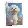 Diamond Art Puppy 30X40cm Bead Art Round Beads Mosaic Art Kit Popular DIY Handmade Craft Present Decoration