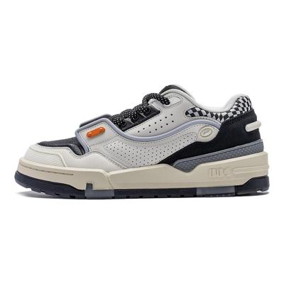 Li Ning 001 BTC Comfortable Versatile Thick Sole Height Increasing Non-Slip Wear-Resistant Balance Low-Top Skate Shoes Men Sneaker AGCU003-1