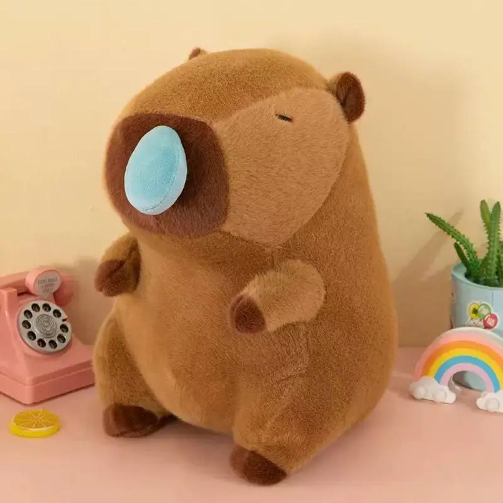 Peluche Capibara 23cm Simulazione Capibara Anime Giocattolo Morbido Bambola Carina Peluche Animali Giocattolo Bambola Morbida Regali di Natale Ringraziamento